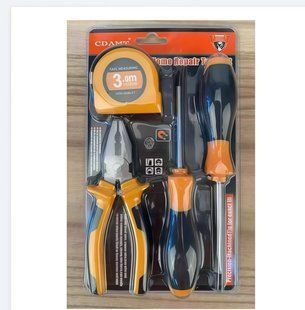 Набір інструментів для ремонту Tool Kit Set 13776-3 ∙ Міні-набір для ремонту та побутових робіт Tool Kit Set 13776-3 56555 фото