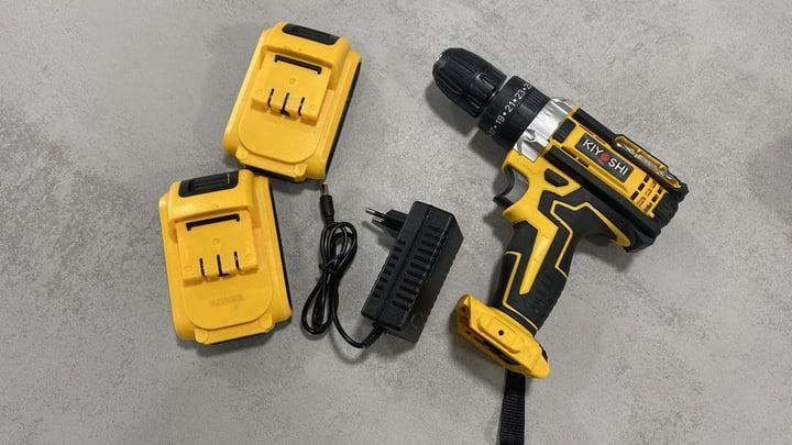 Шуруповерт Electric Drill KAR 600 з набором слюсарного інструменту ∙ Універсальний шуруповерт з насадками Electric Drill 24W 56560 фото