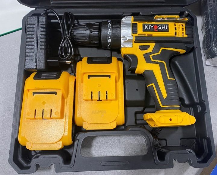 Шуруповерт Electric Drill KAR 600 з набором слюсарного інструменту ∙ Універсальний шуруповерт з насадками Electric Drill 24W 56560 фото